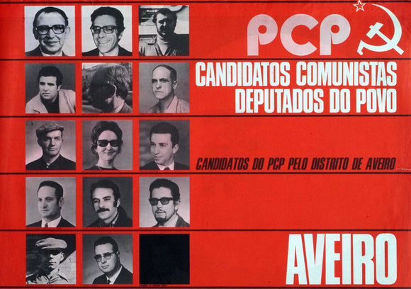 Cartaz — Candidatos comunistas candidatos do povo