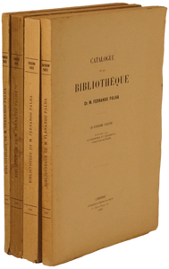 Catalogue de la bibliothèque de M. Fernando Palha