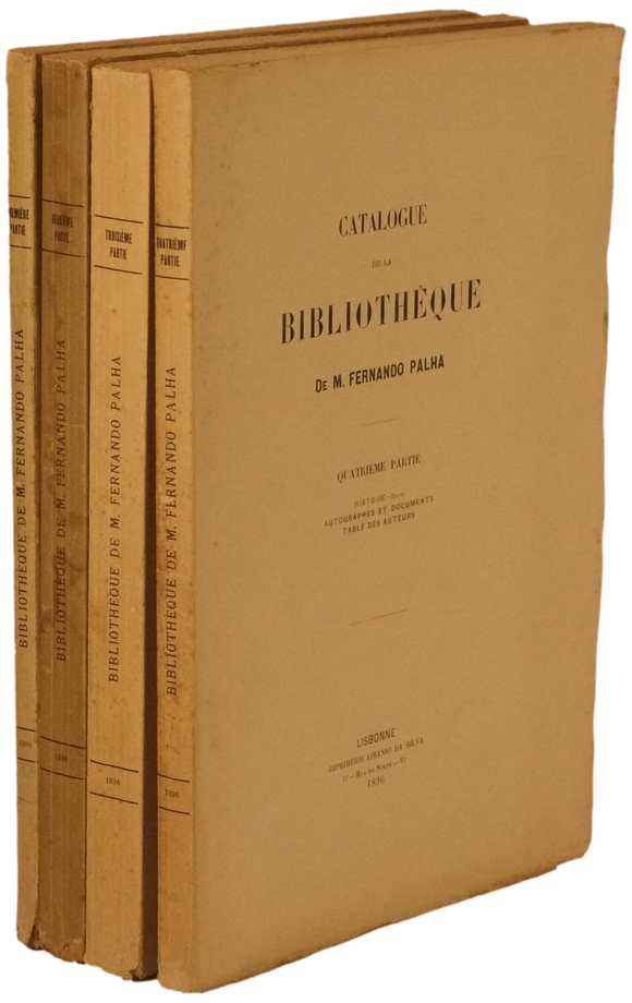 Catalogue de la bibliothèque de M. Fernando Palha