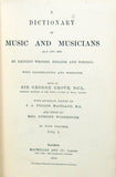 Livro - DICTIONARY OF MUSIC AND MUSICIANS (A)