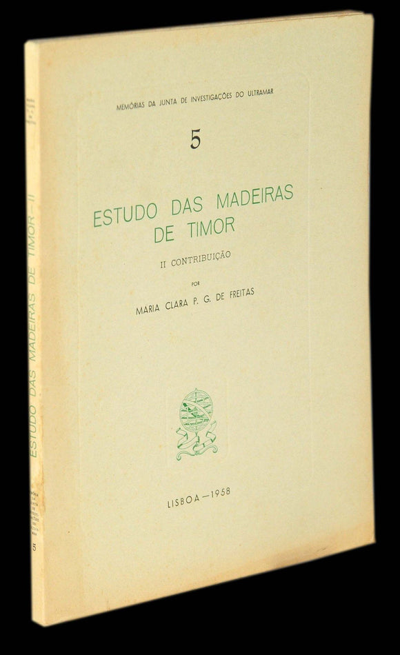 Livro - ESTUDO DAS MADEIRAS DE TIMOR