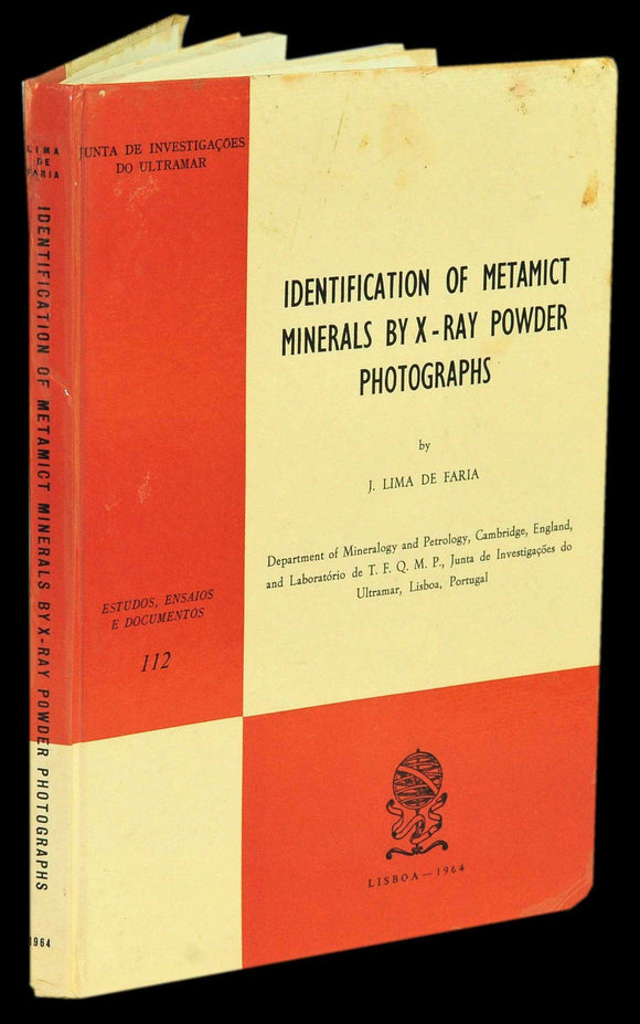 Livro - IDENTIFICATION OF METAMICT MINERALS BY X-RAY POWER PHOTOGRAPHS