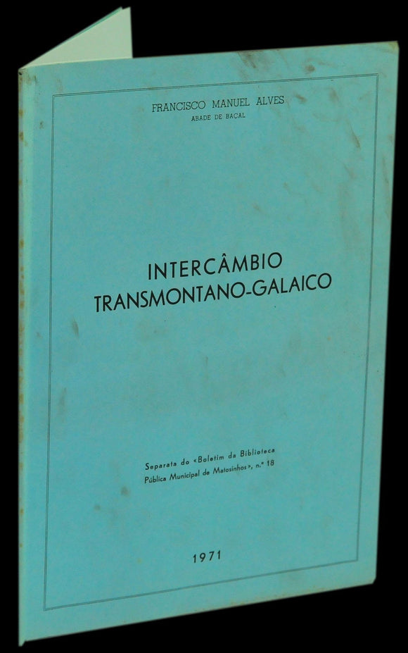 Livro - INTECÂMBIO TRANSMONTANO-GALAICO