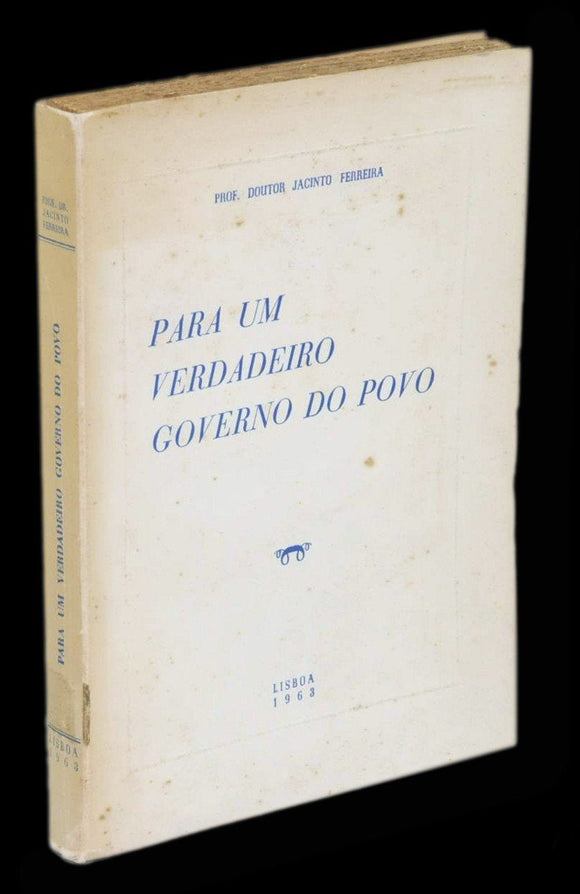 Livro - PARA UM VERDADEIRO GOVERNO DO POVO