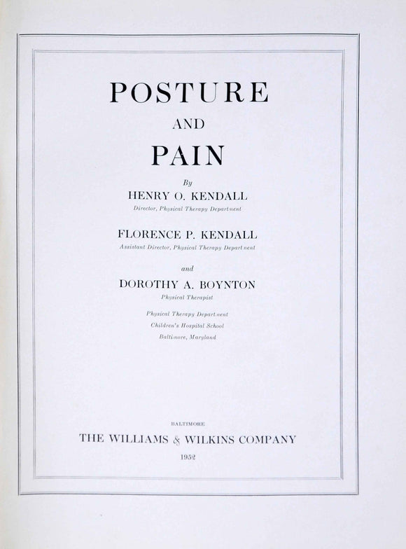 Livro - POSTURE AND PAIN