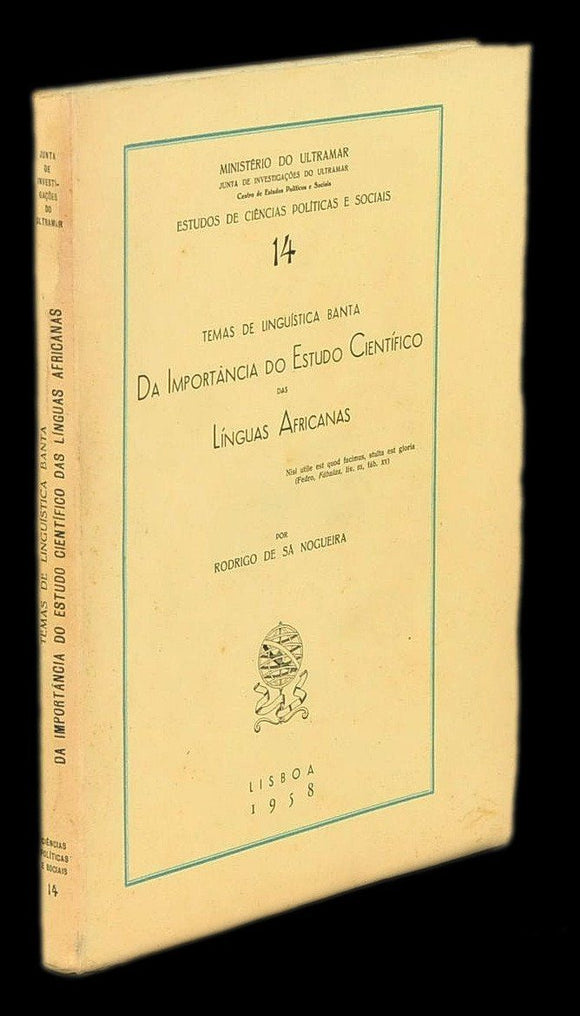 Livro - TEMAS DE LINGUÍSTICA BANTA