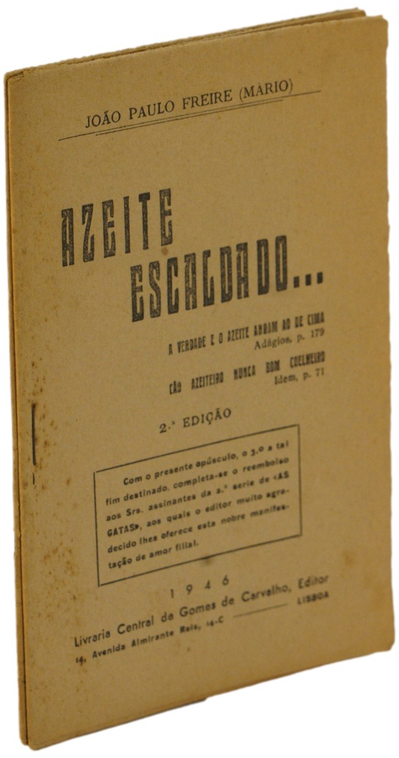 Azeite escaldado — Camiliana