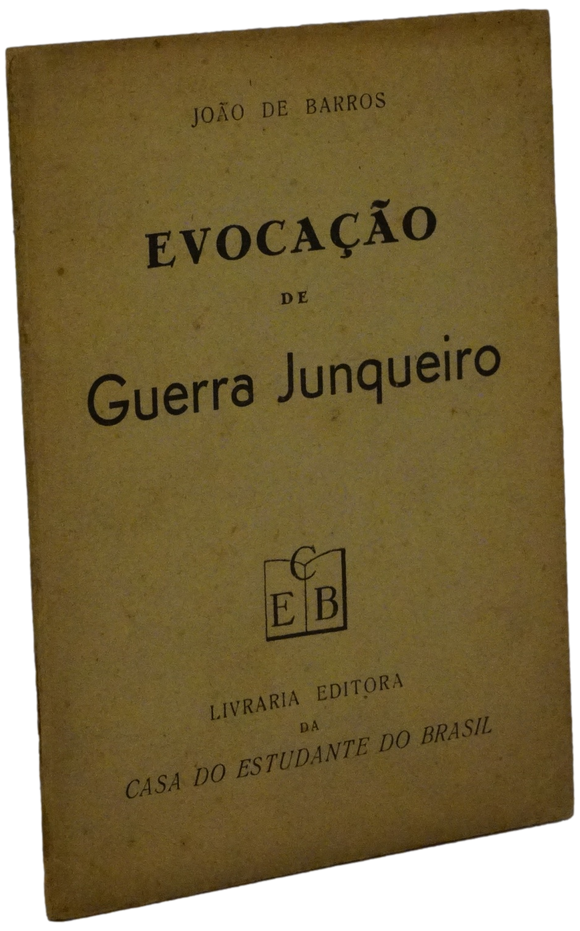 Evocação de Guerra Junqueiro — João de Barros Livro Loja da In-Libris   