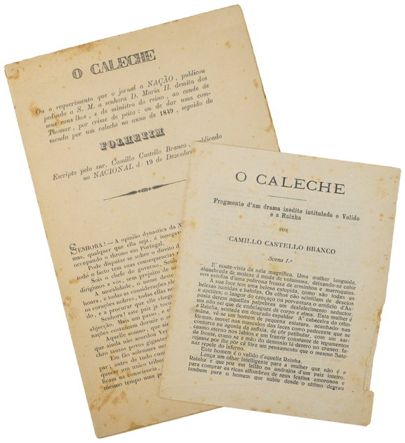 Caleche (O) — Camilo. Rara peça de colecção. 1ª edição