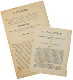 Caleche (O) — Camilo. Rara peça de colecção. 1ª edição