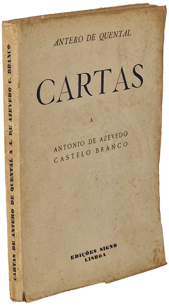 Cartas a António de Azevedo Castelo Branco — Antero de Quental