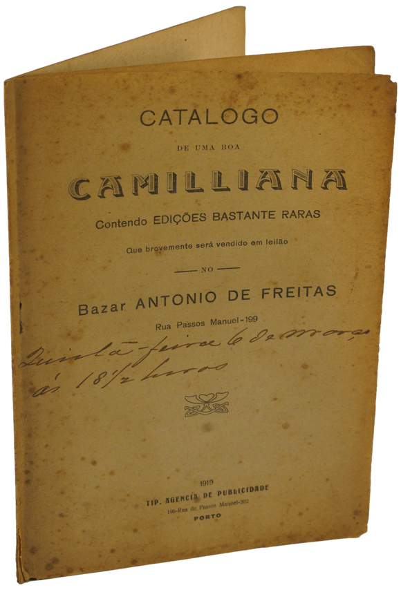 Catálogo de uma boa camiliana