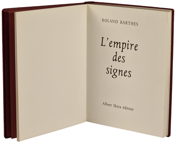 Empire des signes (L’) — Roland Barthes