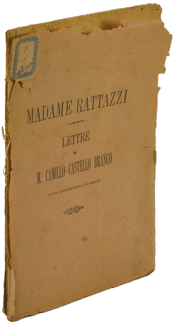 Lettre a M. Camillo Castello Branco (Rattazzi)