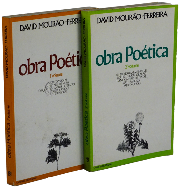 Obra poética — David Mourão-Ferreira Livro Loja da In-Libris   