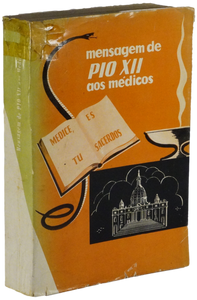 Mensagem de Pio XII aos médicos Livro Loja da In-Libris   