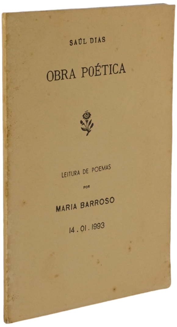 Obra poética — Saúl Dias Livro Loja da In-Libris   