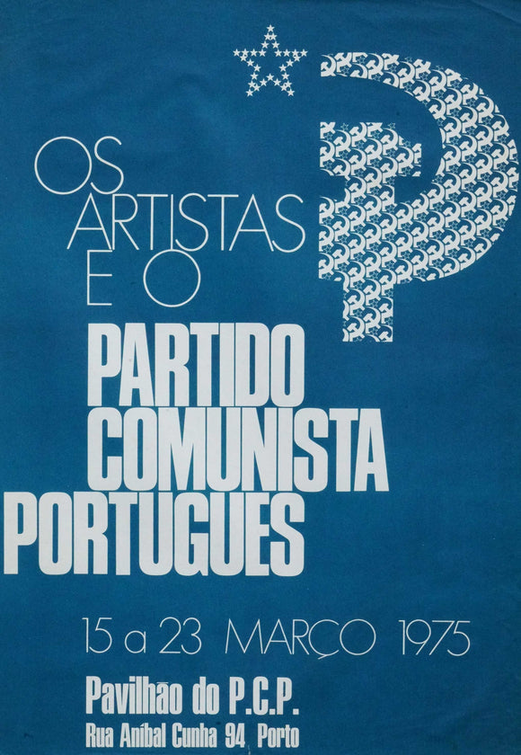 Cartaz — Os artistas e o partido comunista português