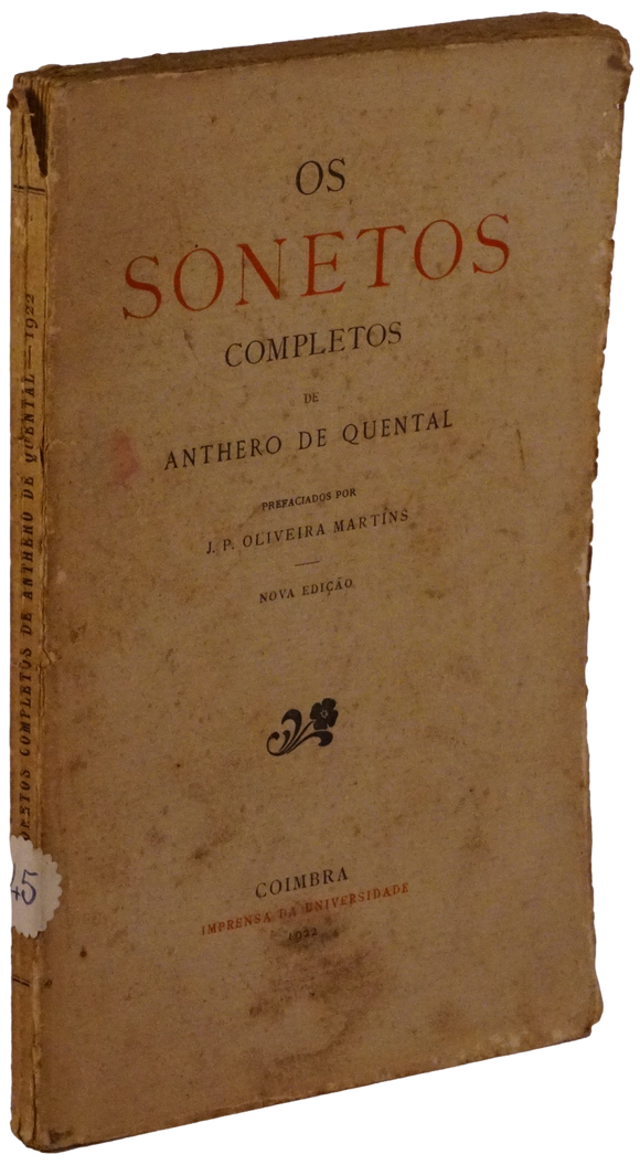 Sonetos completos — Antero de Quental Livro Loja da In-Libris   