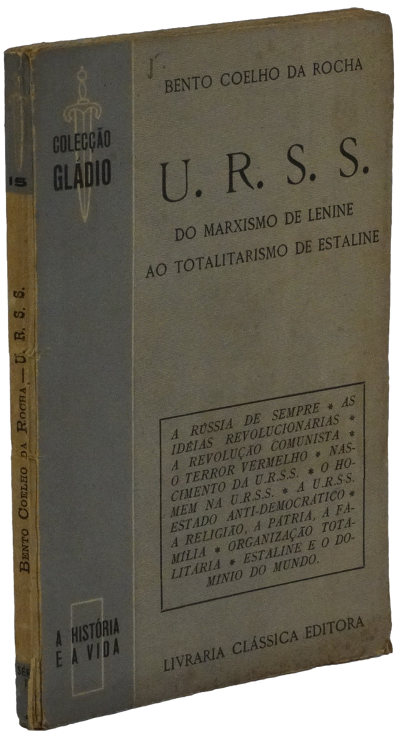 U.R.S.S. Do marxismo de Lenine ao totalitarismo de Estaline Livro ********************   