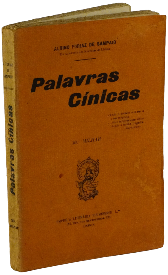 Palavras cínicas — Forjaz de Sampaio