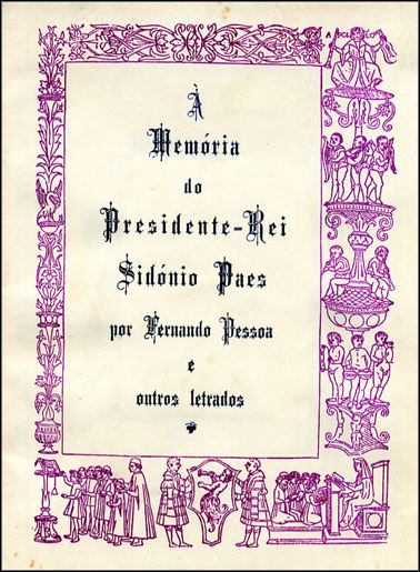 À Memória do Presidente Sidónio Pais — Pessoa
