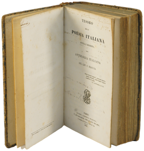Tesoro della poesia italiana — Assinatura de Camilo