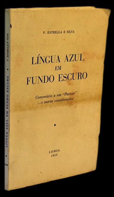 LÍNGUA AZUL EM FUNDO ESCURO - Loja da In-Libris