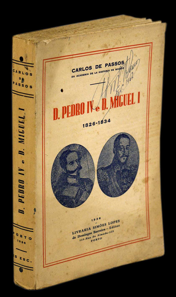 D. Pedro IV e D. Miguel I - Carlos de Passos Livro Loja da In-Libris   