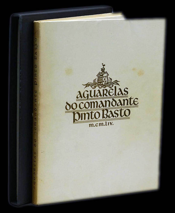 107 AGUARELAS DO COMANDANTE PINTO BASTO Livro Loja da In-Libris   