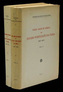 VINTE ANOS DE DEFESA DO ESTADO PORTUGUÊS DA ÍNDIA (1947-1967) Livro Loja da In-Libris   