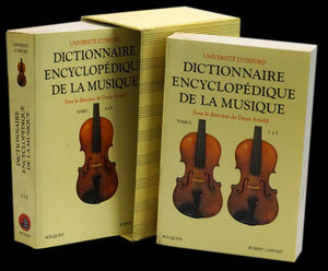 DICTIONNAIRE ENCYCLOPÉDIQUE DE LA MUSIQUE - Loja da In-Libris
