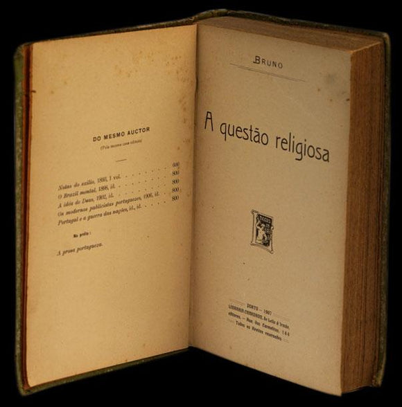 QUESTÃO RELIGIOSA (A) Livro Loja da In-Libris   