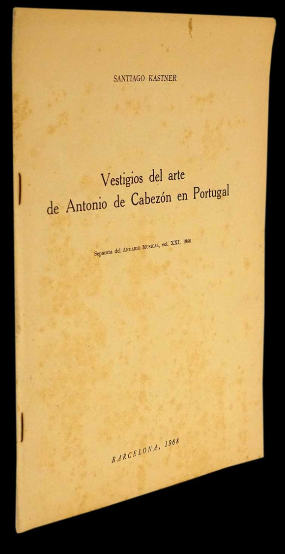 Vestigios del arte de Antonio de Cabezón en Portugal Livro Loja da In-Libris   