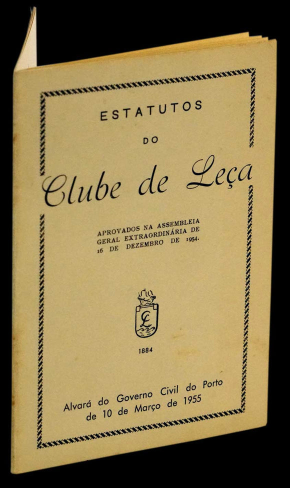 ESTATUTOS DO CLUBE DE LEÇA - Loja da In-Libris