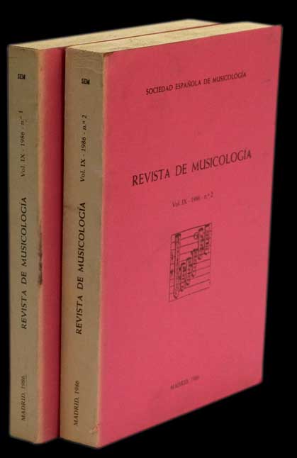 Revista de musicologia (VOL. IX Nº 1 e 2) - Loja da In-Libris