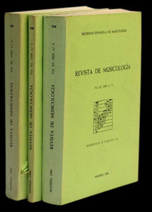 Revista de musicologia (VOL. XI Nº 1,  2 e 3) - Loja da In-Libris