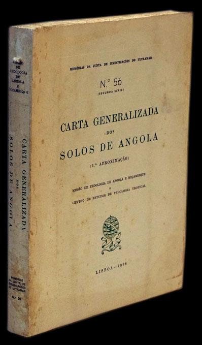 CARTA GENERALIZADA DOS SOLOS DE ANGOLA (3ª aproximação) - Loja da In-Libris