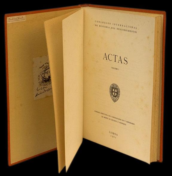 Actas do Congresso Internacional de História dos Descobrimentos — Vol I Livro Loja da In-Libris   
