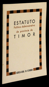 Estatuto político-administrativo da província de Timor Livro Loja da In-Libris   