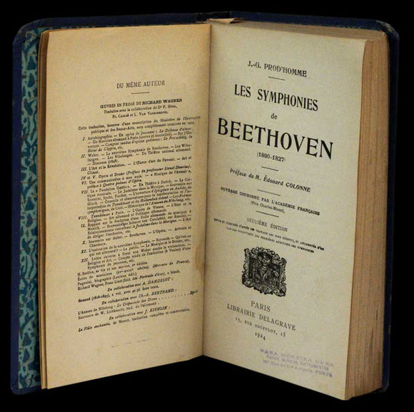 SYMPHONIES DE BEETHOVEN (1800-1827) (LES) Livro Loja da In-Libris   
