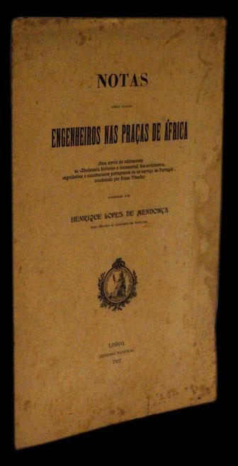 NOTAS SOBRE ALGUNS ENGENHEIROS NAS PRAÇAS DE ÁFRICA - Loja da In-Libris