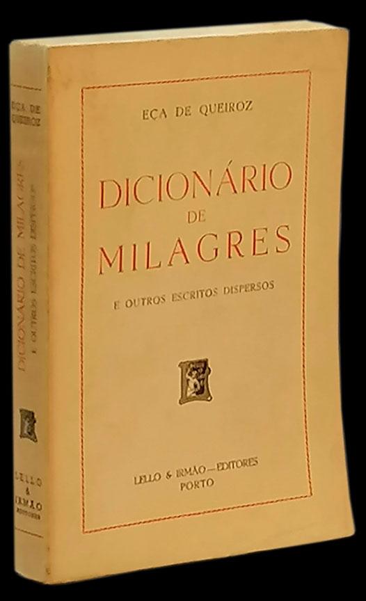 DICIONÁRIO DE MILAGRES - Loja da In-Libris