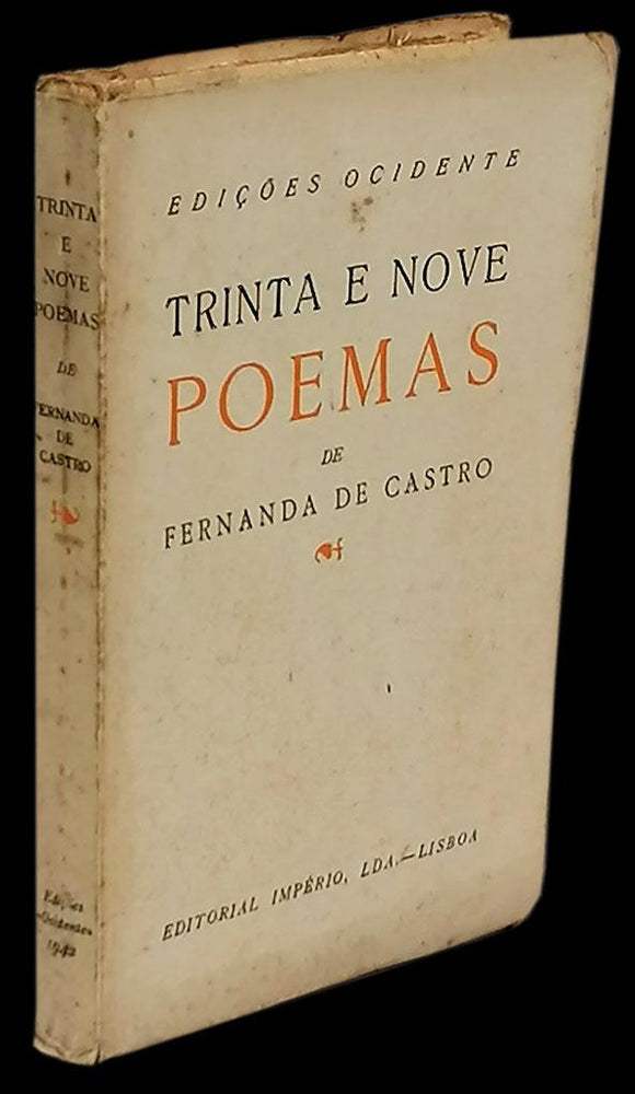 TRINTA E NOVE POEMAS - Loja da In-Libris