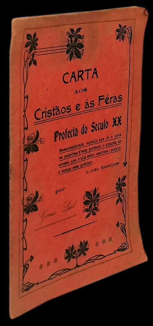 CARTA AOS CRISTÃOS E AS FERAS - Loja da In-Libris
