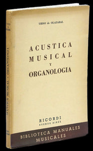 ACUSTICA MUSICAL Y ORGANOLOGIA - Loja da In-Libris