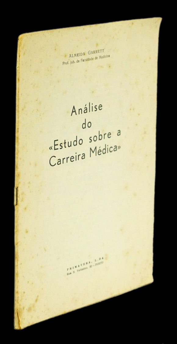ANÁLISE DO ‘ESTUDO SOBRE A CARREIRA MÉDICA’ - Loja da In-Libris