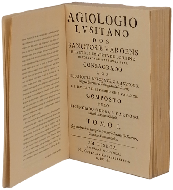 Agiológio Lusitano Livro In-Libris   