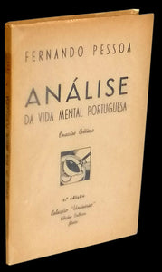 Análise da vida mental portuguesa - Fernando Pessoa Livro Loja da In-Libris   