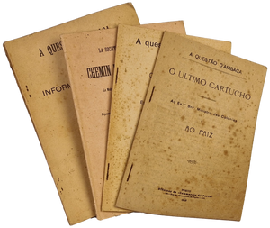 CONJUNTO DE 4 FASCÍCULOS SOBRE “A QUESTÃO D’AMBACA” Livro Loja da In-Libris   